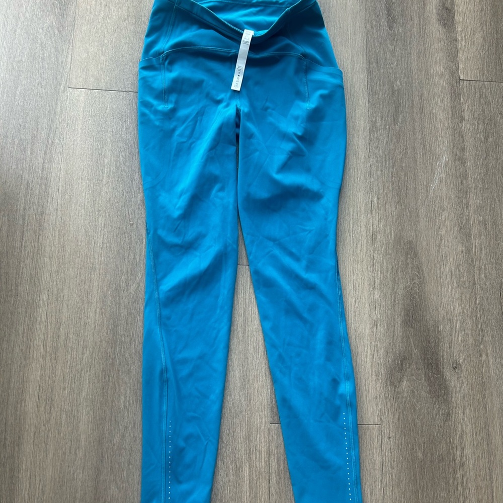 New Lululemon Blue High-Rise Leggings – Size 6